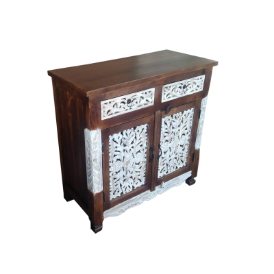 Wooden Carved Kitchen Cabinet