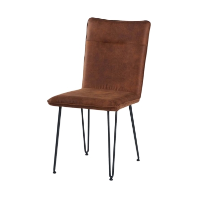 Iron & Leather Dining Chair