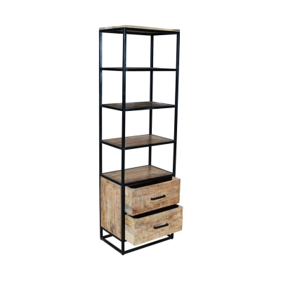 Iron & Mango Wood Drawer Cabinet