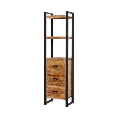 Iron & Mango WdDisplay Cabinet
