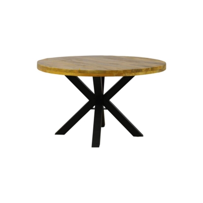 Iron & Mango Wood Dining Table
