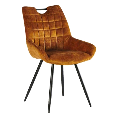 Iron & Velvet Dining Chair